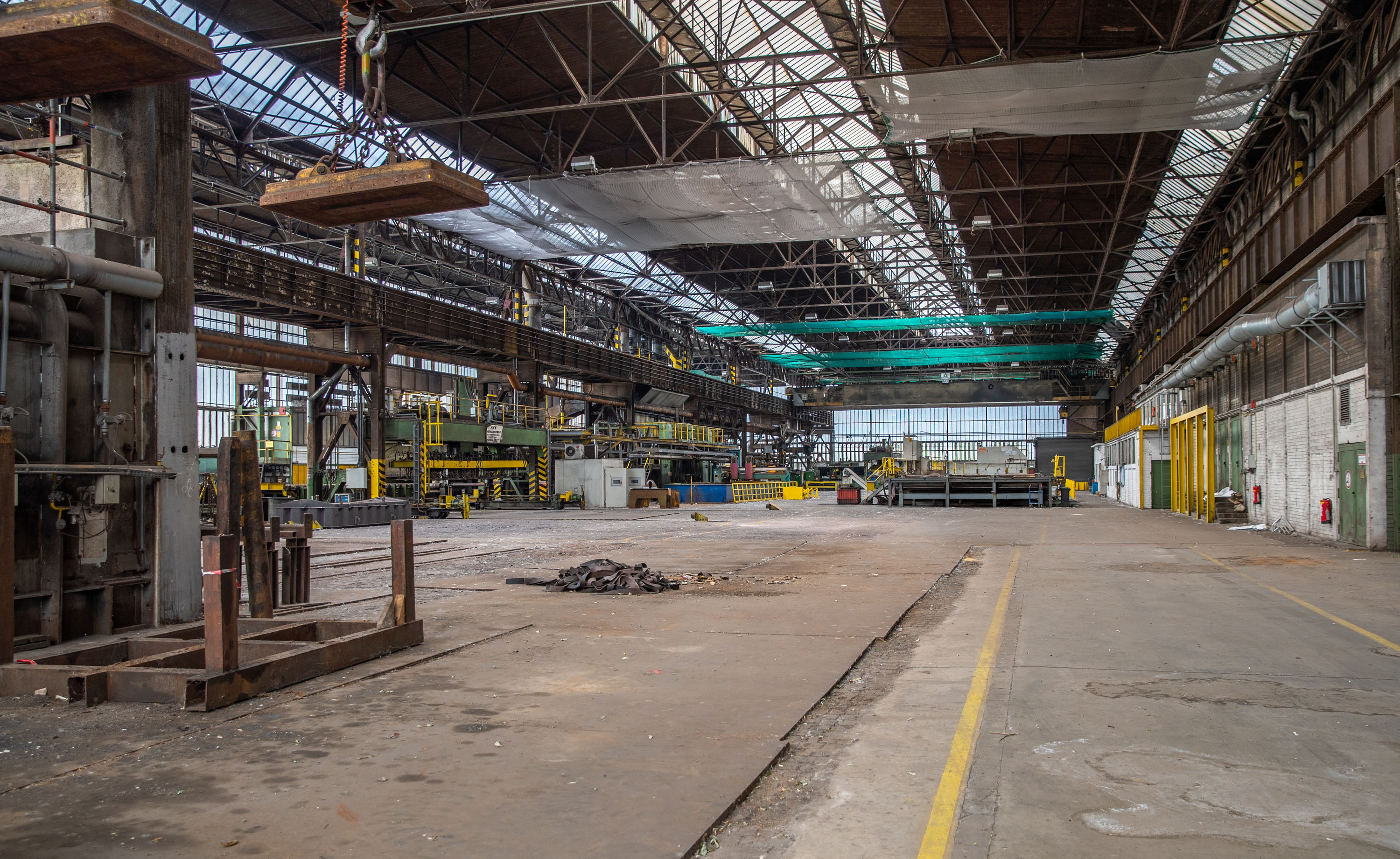 Interior view 1 of the new hall complex at Schmiedestraße 1 in Hattingen