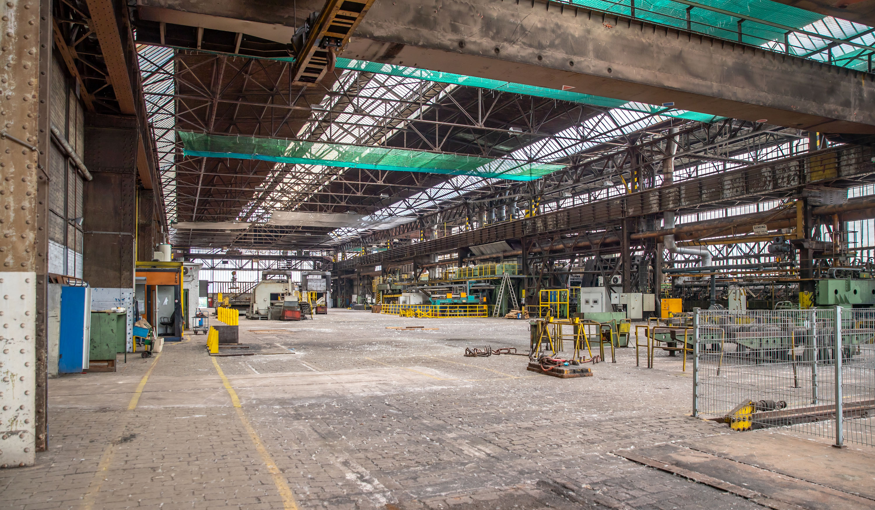 Interior view of the new hall complex at Schmiedestraße 1 in Hattingen