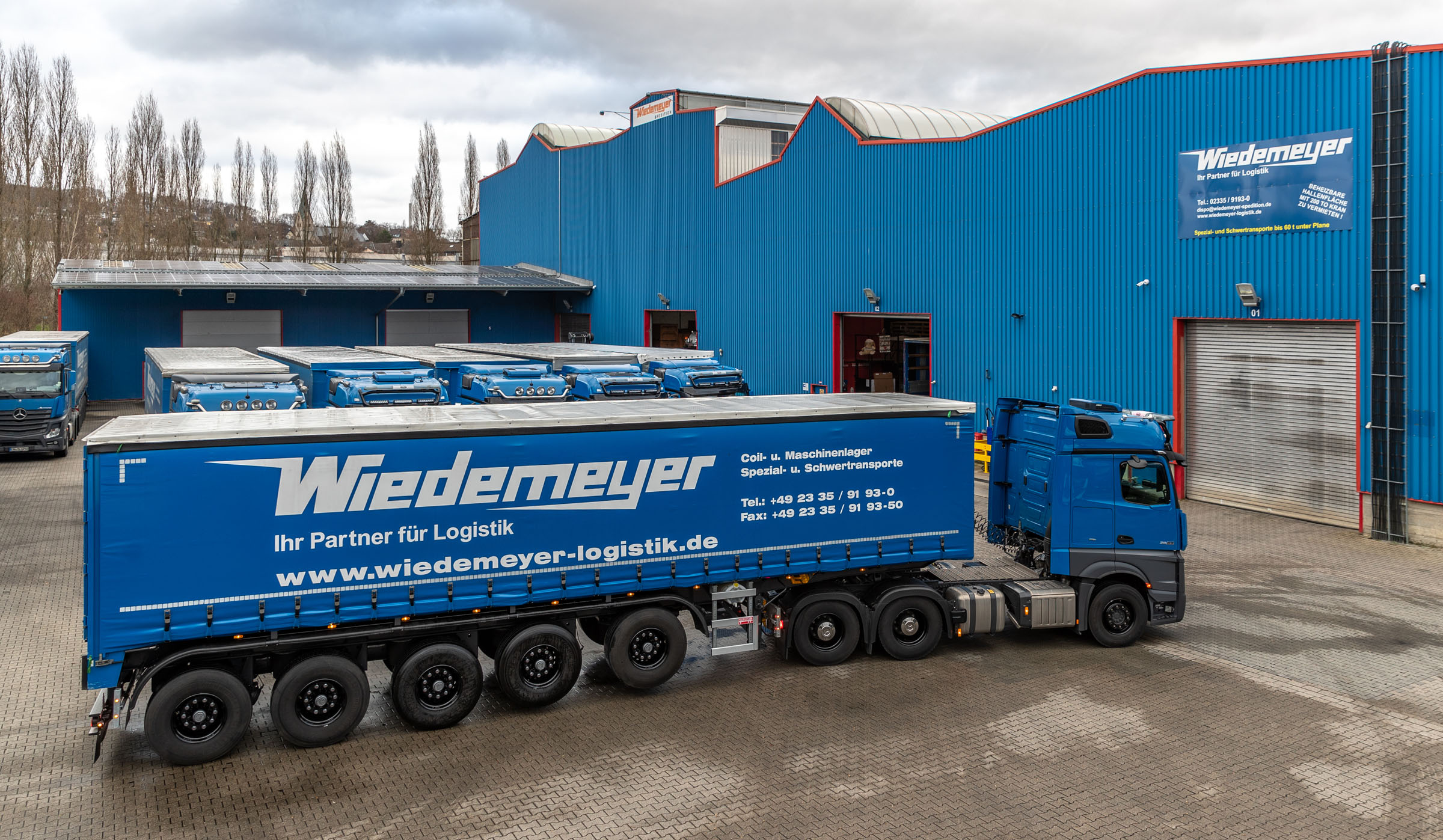 Einblicke in unsere Fahrzeugflotte - 8-Achs-Kombination